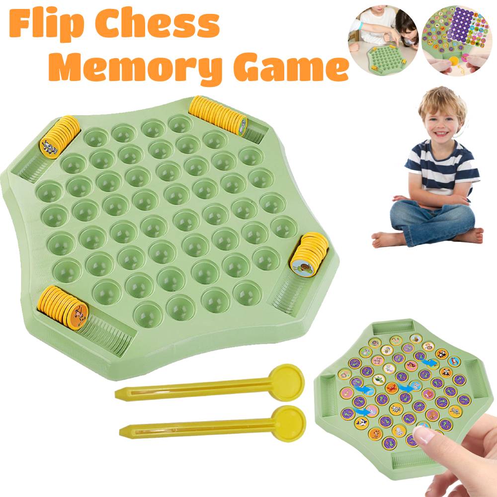 Board Game Flip 7 - Flip Chess Children Memory Training Chess