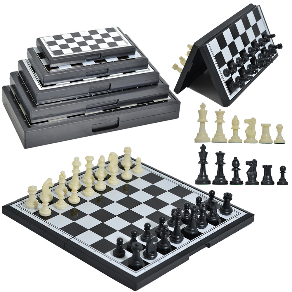 Board Game Yearbook - Folding Magnetic Chess Portable Chess Board