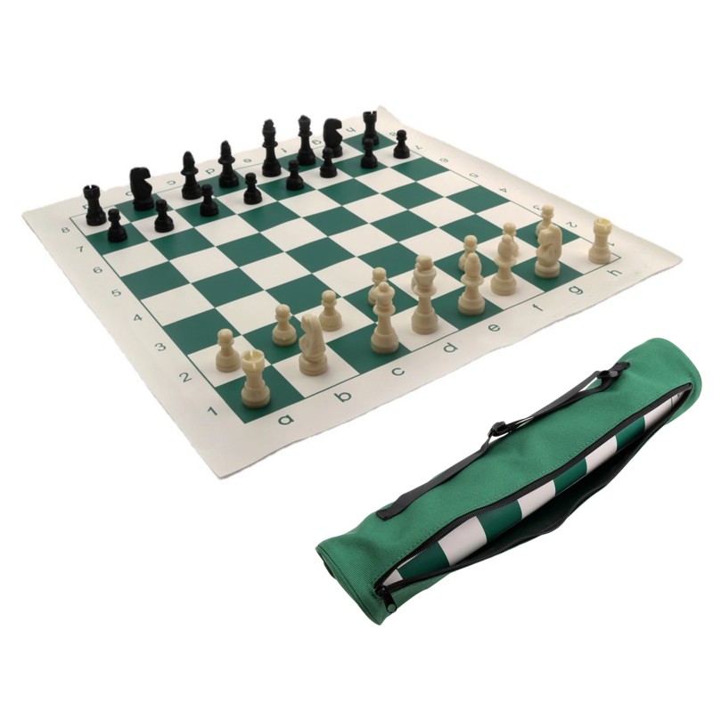 Board Game Yearbook - Outdoor Travel PU Leather Chess Sets