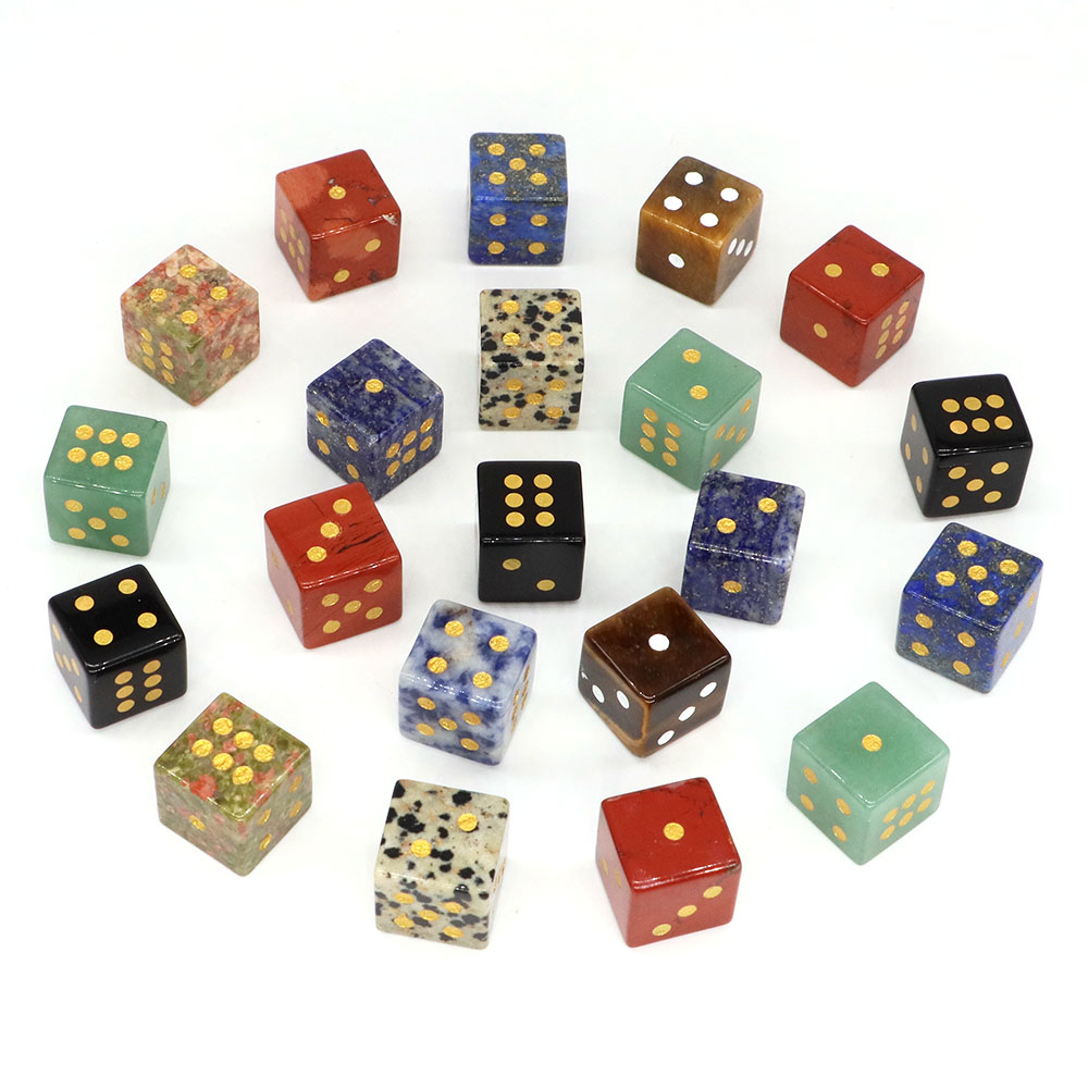 Board Game Land - 15mm Natural Stone Six Sided Digital