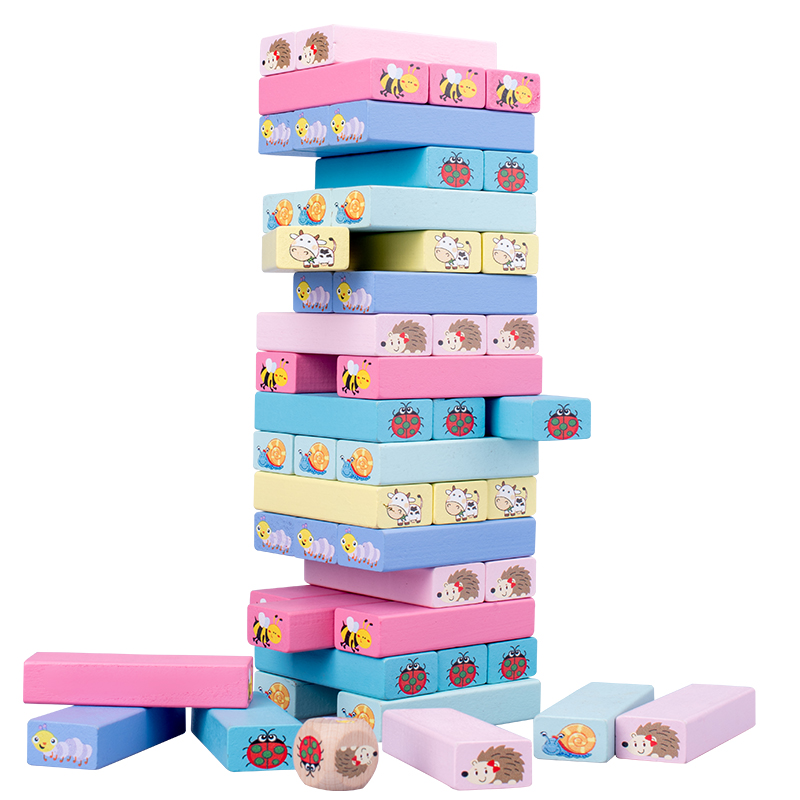 Number Animal Wooden Blocks Ga - đánh giá và giá Board Game Jenga