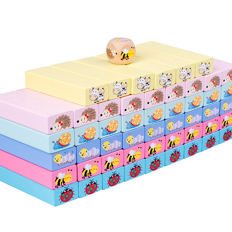 Number Animal Wooden Blocks Ga - đánh giá và giá Board Game Jenga