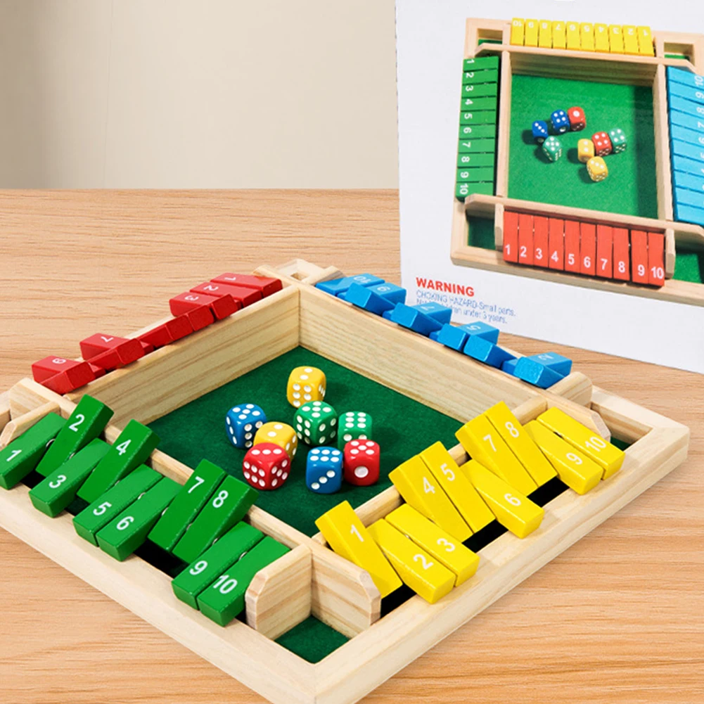 Six Sided Flipping Game Wooden - đánh giá và giá Board Game Flip 7