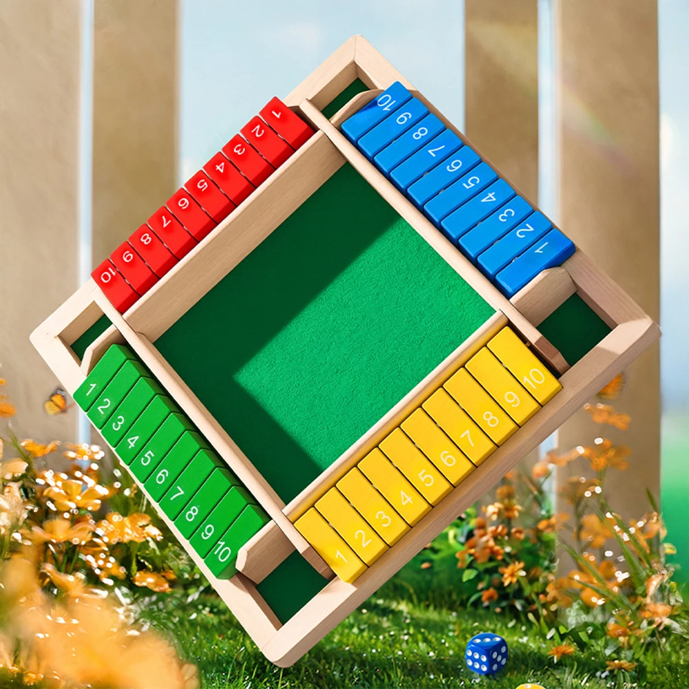 Six Sided Flipping Game Wooden - đánh giá và giá Board Game Flip 7