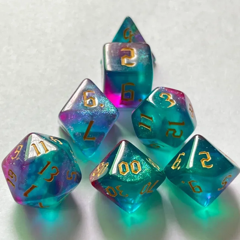 7 Pcs of New Double Colors Dic - đánh giá và giá Board Game Land