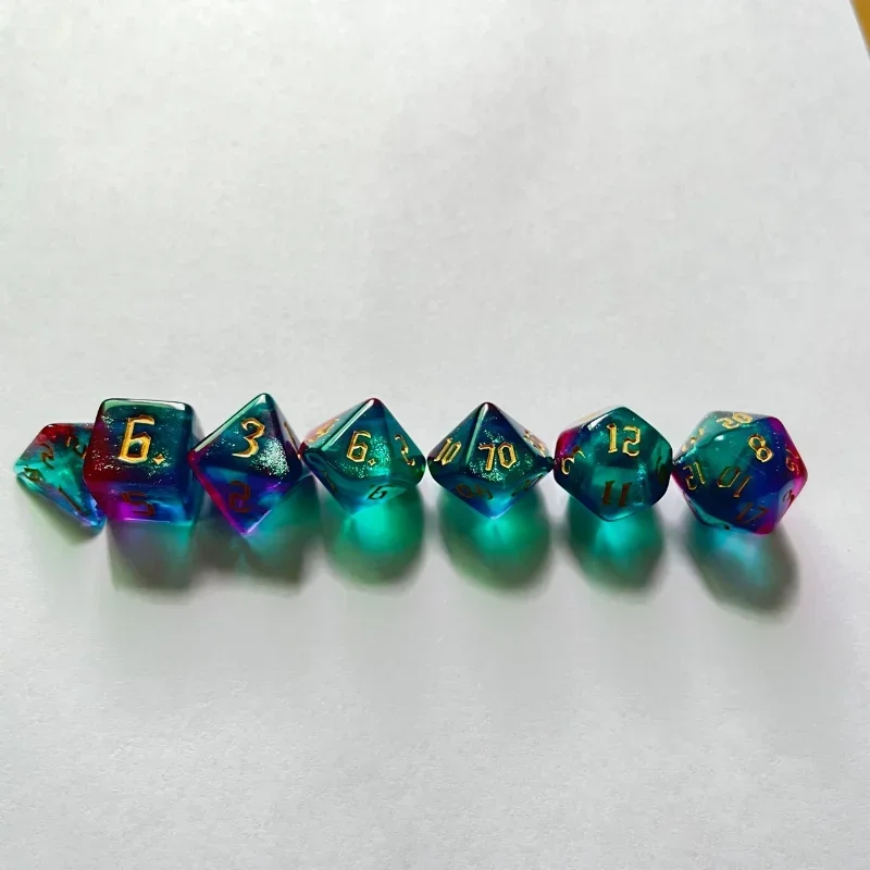7 Pcs of New Double Colors Dic - đánh giá và giá Board Game Land