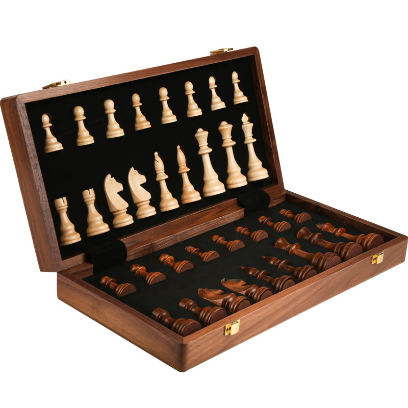 Chess Set Top Grade Wooden Fol - đánh giá và giá Board Game Yearbook