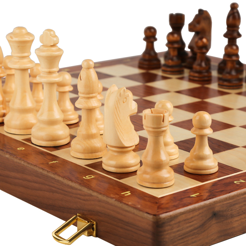 Chess Set Top Grade Wooden Fol - đánh giá và giá Board Game Yearbook
