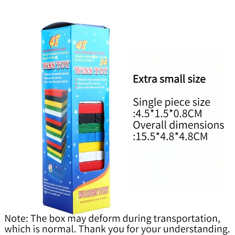 Wooden Stacking Tower Game Int - đánh giá và giá Board Game Jenga