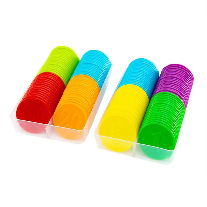 80pcs Plastic Chip Coin Set Le - đánh giá và giá Board Game Sequence