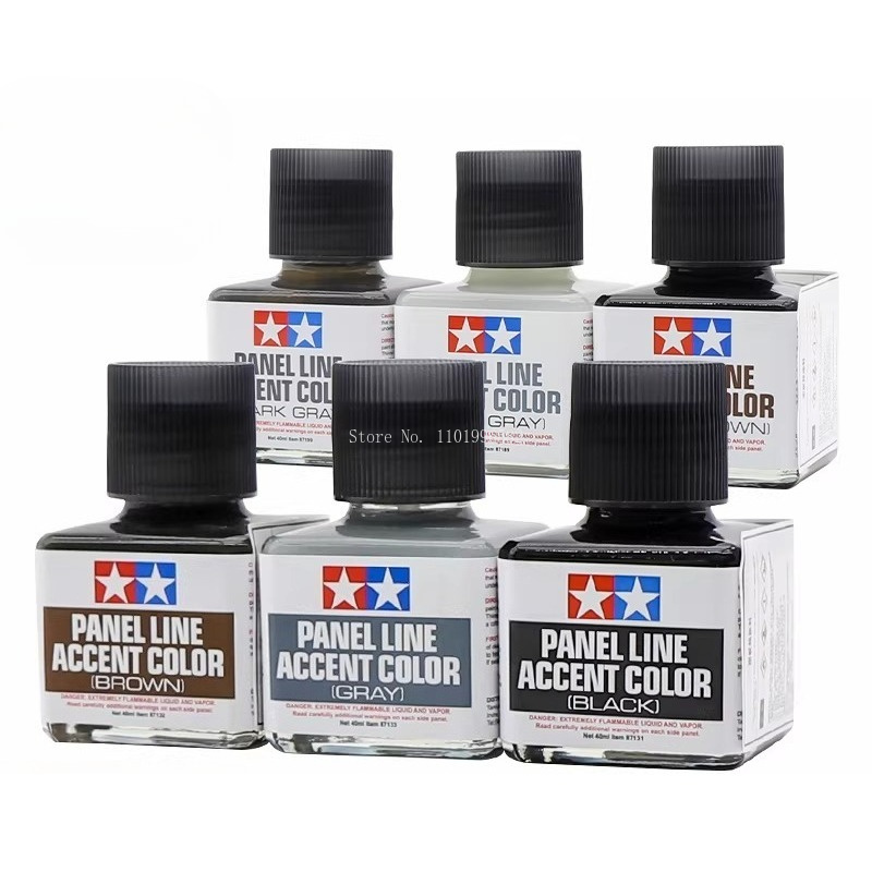 40ml Panel Line Accent Color E - đánh giá và giá Tamiya Model Paint Set