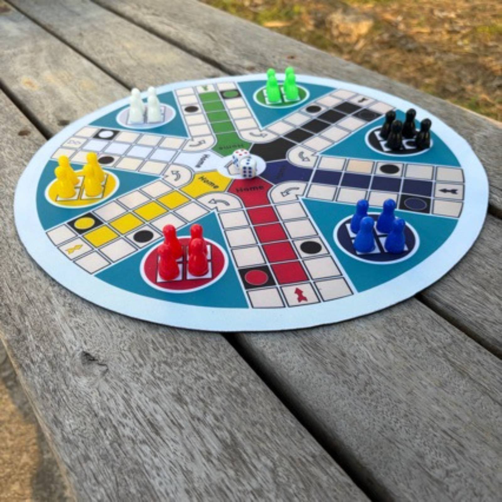 Ludo Game Set 6 Players Round  - đánh giá và giá Board Game Ludo