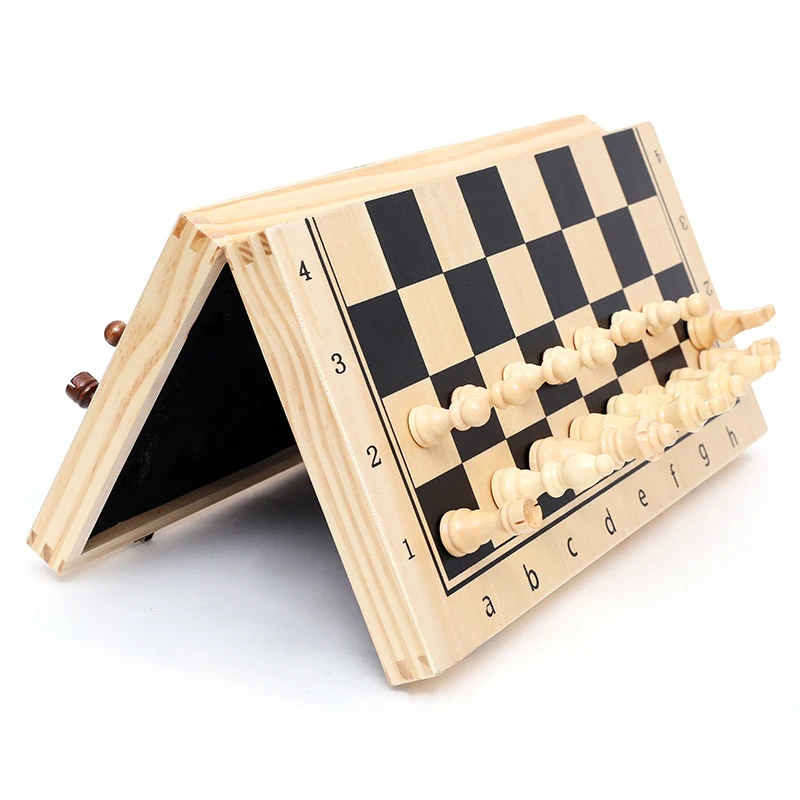 Chess Board Three In 1 Wooden  - đánh giá và giá Board Game Yearbook
