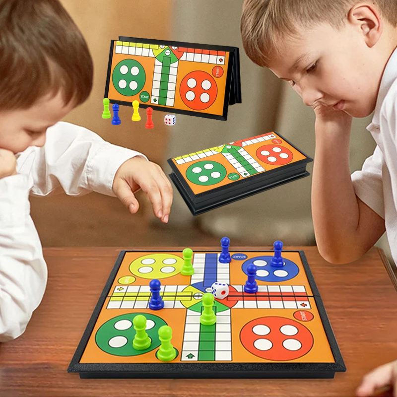 Portable Ludo Chess Backgammon - đánh giá và giá Board Game Ludo