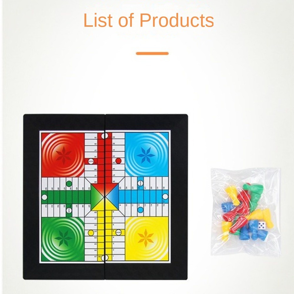 Classic Foldable Ludo Game Set - đánh giá và giá Board Game Ludo