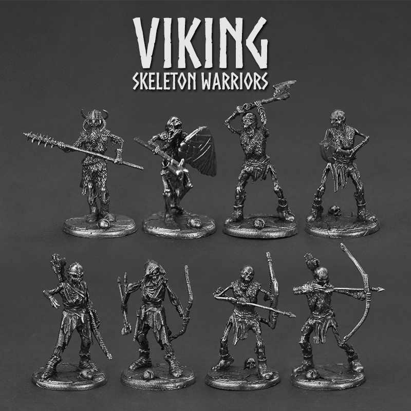 Viking Skull Warrior Corps Met - đánh giá và giá Board Game Vikings