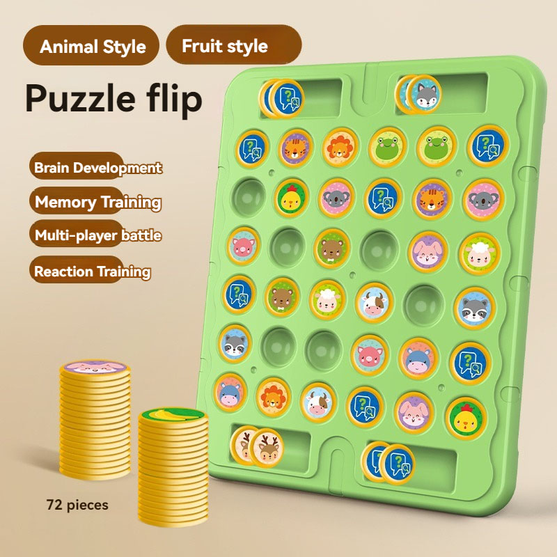 New Animal Flip Chess Board Ga - đánh giá và giá Board Game Flip 7