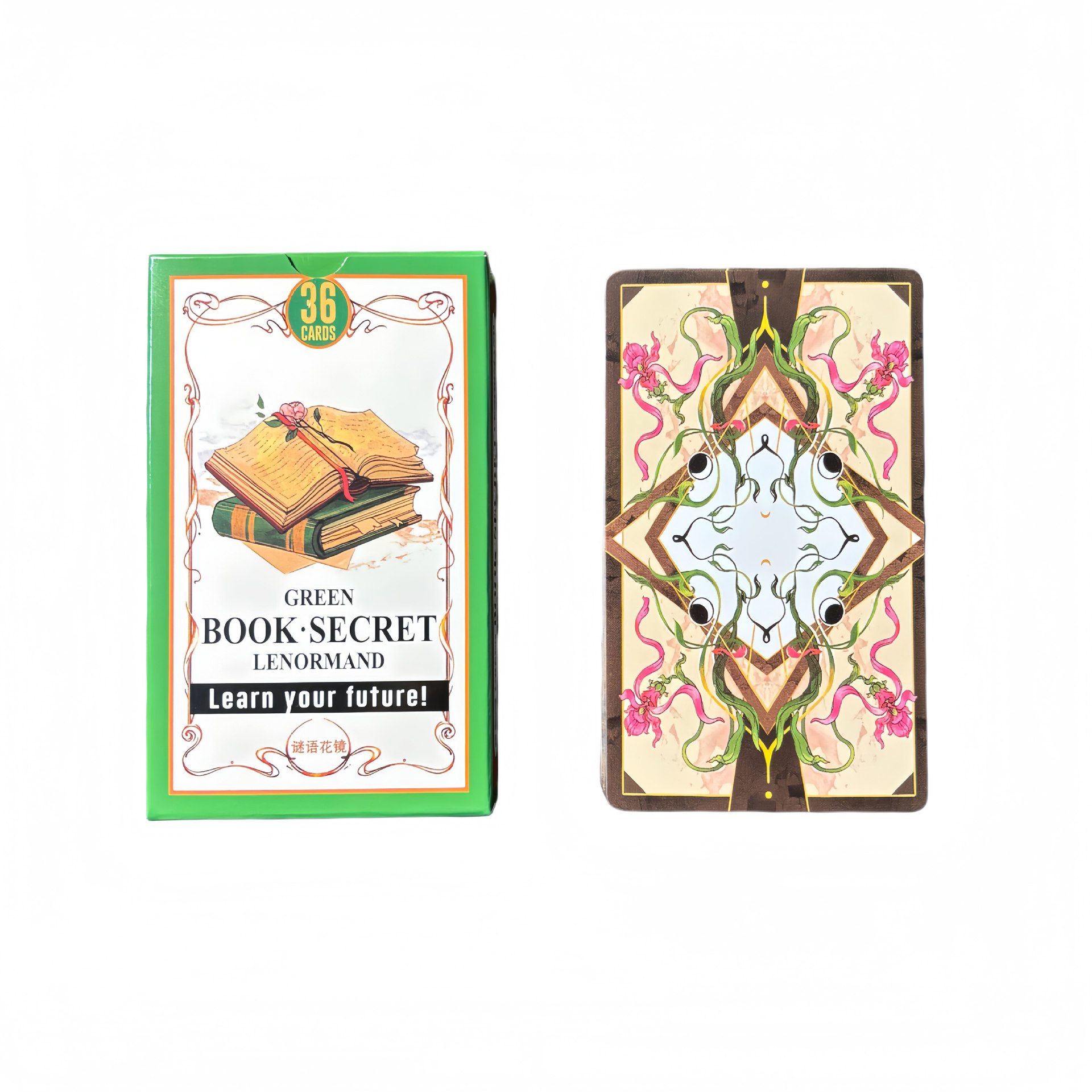 36PCs Green Book Secret Lenorm - đánh giá và giá Board Game Yearbook