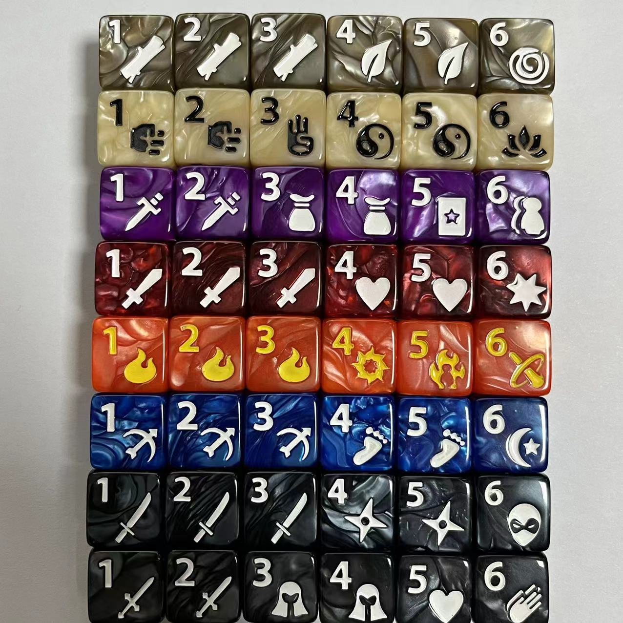 10 Pcs Set of New 16mm 6 Sided - đánh giá và giá Board Game Ludo