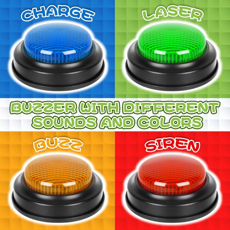 Electronic Quiz Buzzer 4-Piece - đánh giá và giá Board Game Quiz